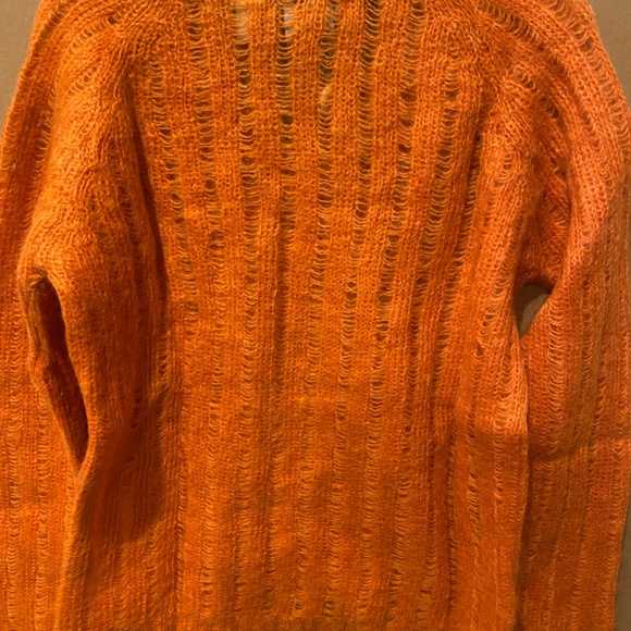 Ladies Parasuco Premium V neck Mohair Blend Sweater Sz L - Picture 7 of 10